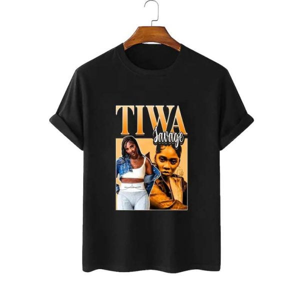 Tiwa Savage Music Singer T Shirt