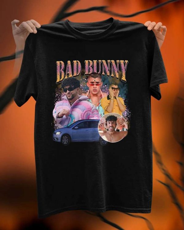 Bad Bunny Bootleg Style Rapper T Shirt