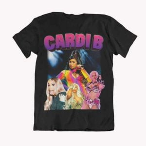 Cardi B Rapper Music Retro T Shirt