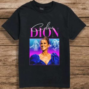 Celine Dion Singer Retro T Shirt