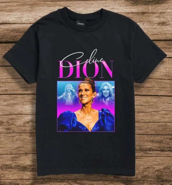 Celine Dion Singer Retro T Shirt