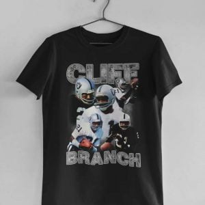 Cliff Branch Hall of Fame Oakland Raiders T Shirt