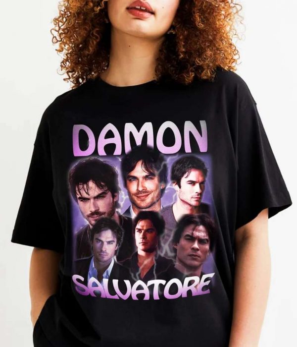 Damon Salvatore The Vampire Diaries Movie T Shirt