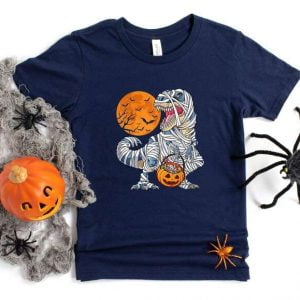 Dinosaur Mummy Halloween T-Shirt