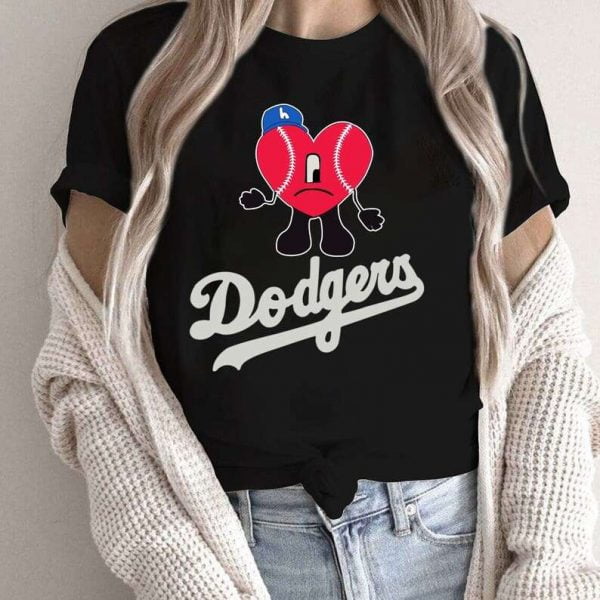 Dodgers T Shirt Bad Bunny Un Verano Sin Ti