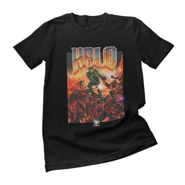 Halo Doom Comic Character Unisex T shirt