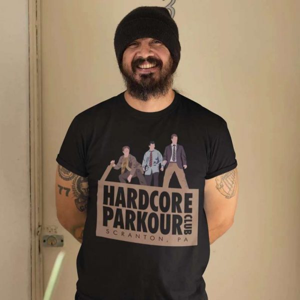 Hardcore Parkour Club The Office T Shirt
