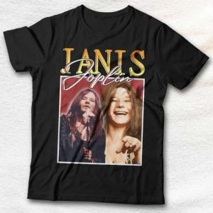 Janis Joplin Woodstock Hippie Queen T Shirt