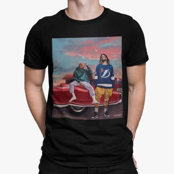 Kendrick Lamar and J Cole Rapper T Shirt
