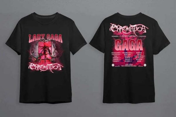 Lady Gaga The Chromatica Ball Tour 2022 T Shirt