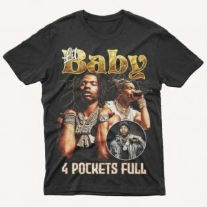 Lil baby 4 Pockets Full Rapper T Shirt