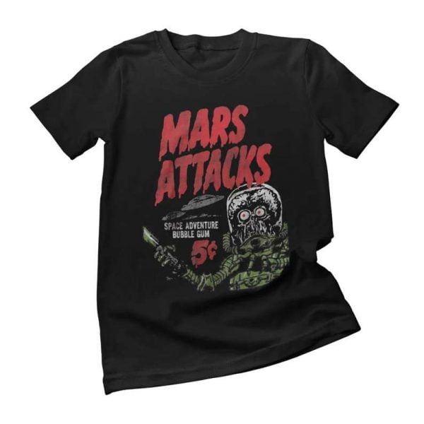 Mars Attack Movie Space Adventure Bubble Gum Unisex T Shirt
