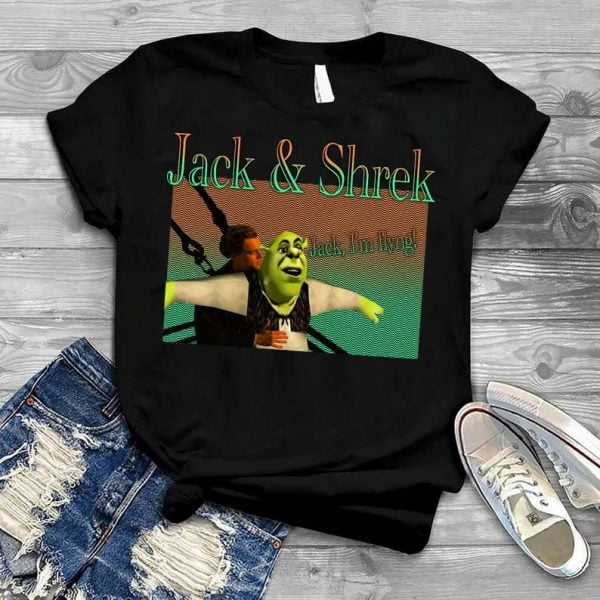Shrek Meme, Jack and Shrek Unisex T-Shirt