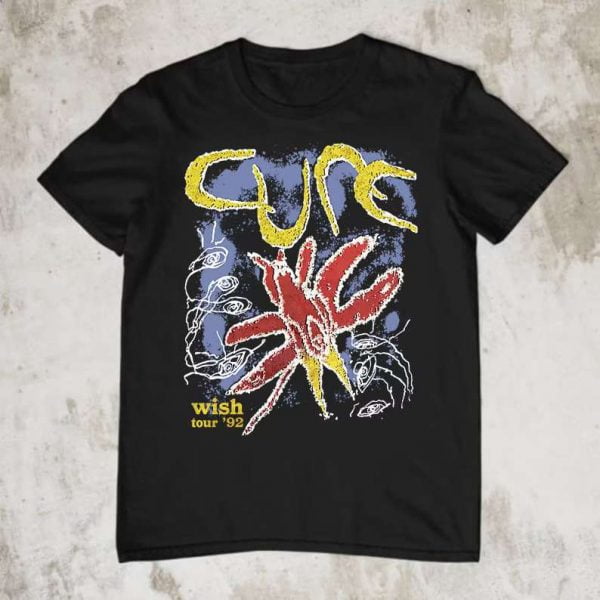 The Cure 1992 Wish Tour Rock Band Unisex T Shirt