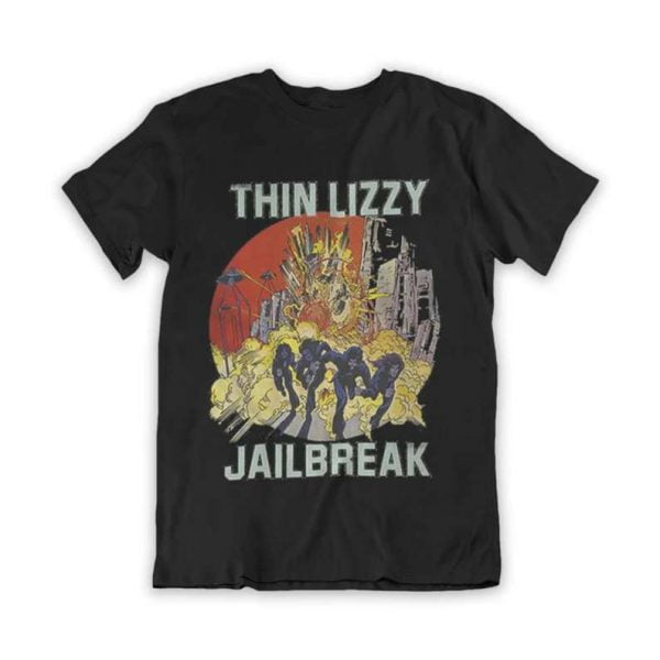Thin Lizzy Jailbraek Retro T Shirt