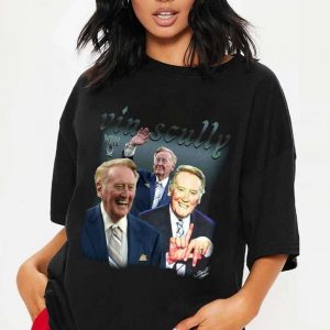 Vin Scully Legendary Dodgers T Shirt