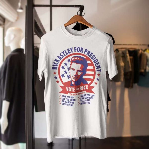 Vote For Rick Rick Astley T Shirt
