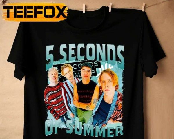 5 Seconds Of Summer Rock Band Members Unisex T Shirt