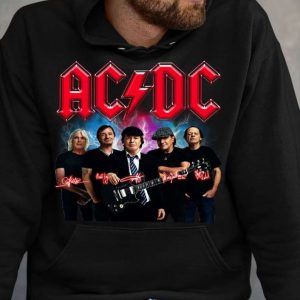 ACDC Rock Band Signatures T Shirt For Men And Women