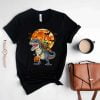 Baby Yoda and T Rex Star Wars Halloween T Shirt