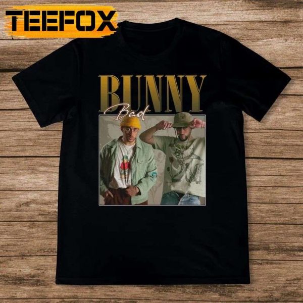 Bad Bunny Rapper Black Classic T Shirt