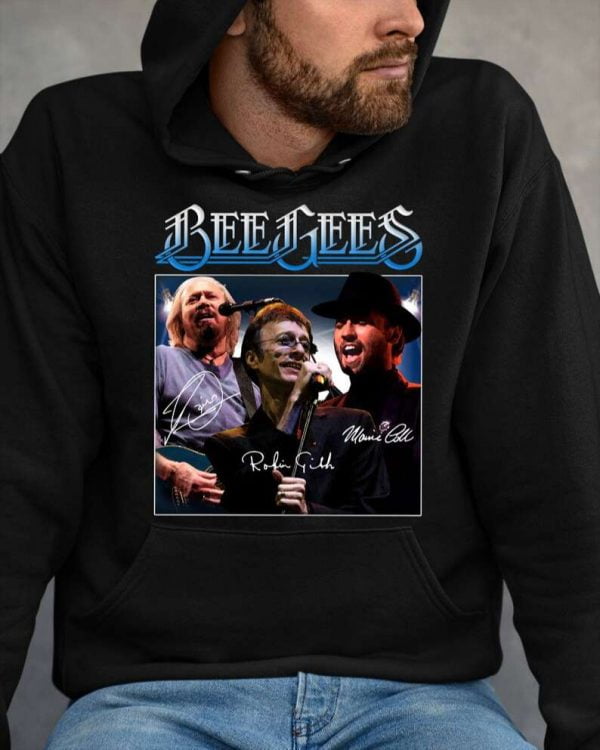 Bee Gees Musical Group Signatures T Shirt For Men And Women