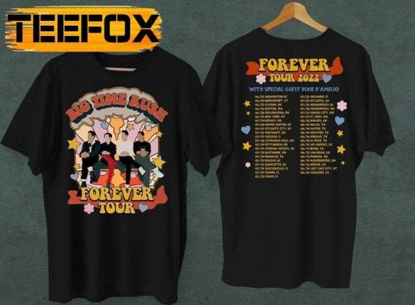 Big Time Rush Forever Tour Music Band T Shirt