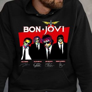 Bon Jovi Rock Band Signatures T Shirt For Men And Women