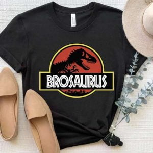 Bro Saurus Brother Dinosaur Custom Family Unisex T Shirt