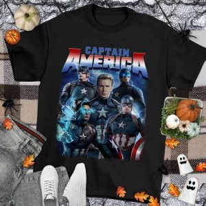Captain America Avengers Superhero Unisex T Shirt