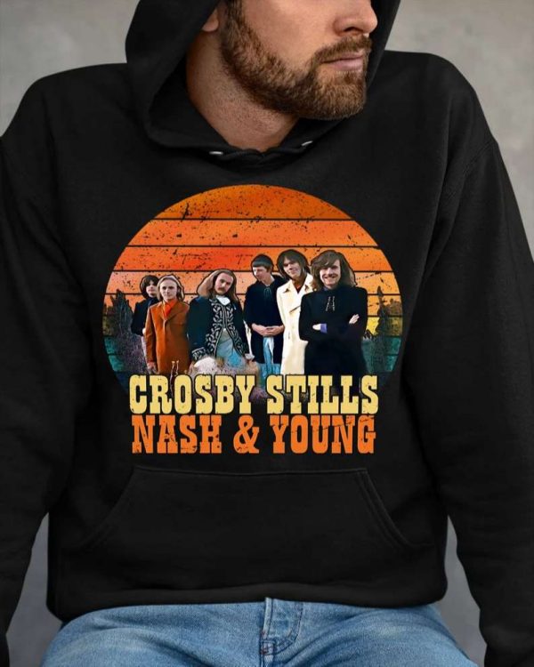 Crosby Stills Nash Young Band Unisex T Shirt