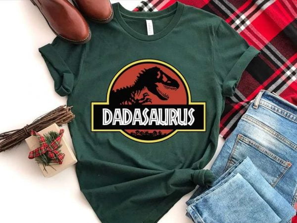Dada Saurus Dada Dinosaur Custom Family Unisex T Shirt