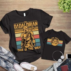 Dadalorian And Son Star Wars Dad Unisex T Shirt