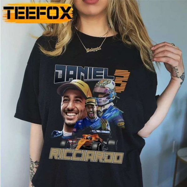 Daniel Ricciardo Racing Grand Prix F1 Unisex T Shirt