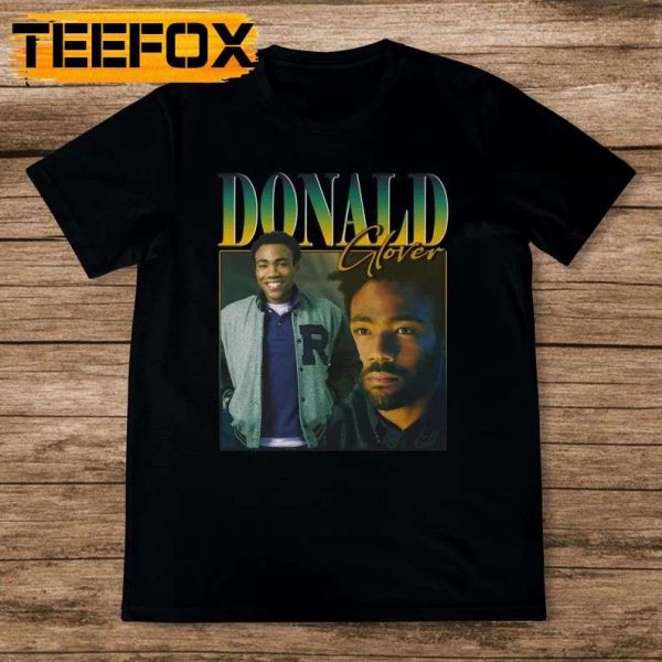 Donald Glover Movie Actor Black Unisex T Shirt