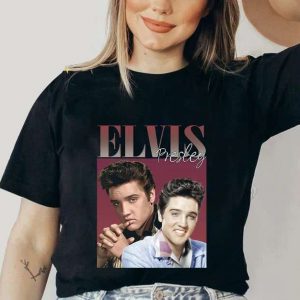 Elvis Presley The Legend Elvis King Of Rock Unisex T Shirt