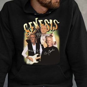 Genesis Rock Band Signatures T Shirt For Men And Women