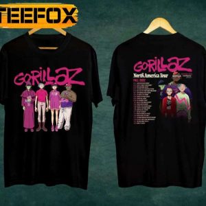 Gorillaz North America Fall Tour 2022 Unisex T Shirt