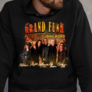 Grand Funk Railroad Rock Band Signatures T Shirt For Men And Women