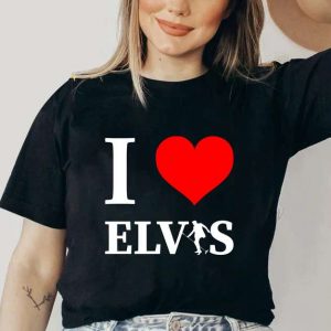 I Love Elvis Presley Unisex T Shirt For Men And Women