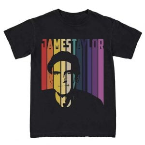 James Taylor Singer Retro Style T Shirt