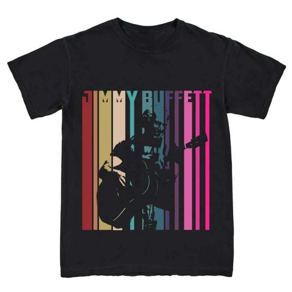 Jimmy Buffett Retro Style Singer T Shirt For Men And Women