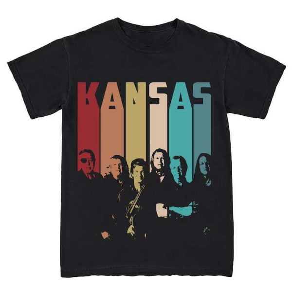 Kansas Rock Band Retro Style Unisex T Shirt