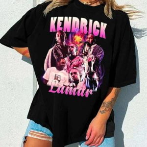 Kendrick Lamar Rapper Music Rap Lover Black T Shirt