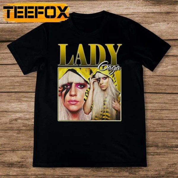 Lady Gaga Music Singer Black Unisex T Shirt