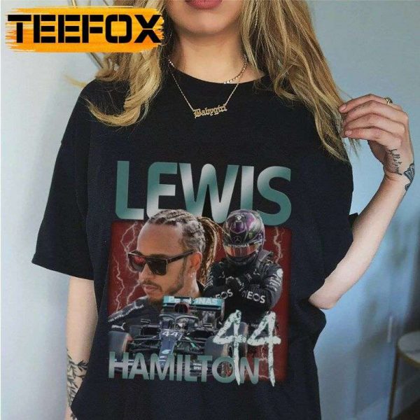 Lewis Hamilton Formula 1 Racing Mercedes Unisex T Shirt