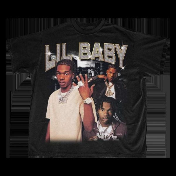 Lil Baby Rapper Vintage Bootleg Rap T Shirt