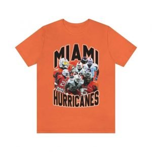 Miami Hurricanes 2001 Football Unisex T Shirt