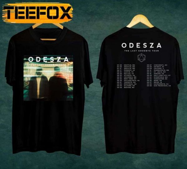 Odesza Last Goodbye Tour 2022 Concert T Shirt