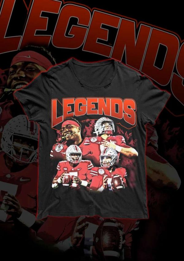 Ohio State Football Dwayne Haskins CJ Stround Legends T Shirt